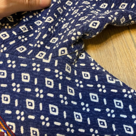 ANTHROPOLOGIE Akemi + Kin embroidered Seva tunic top M - Picture 7 of 11